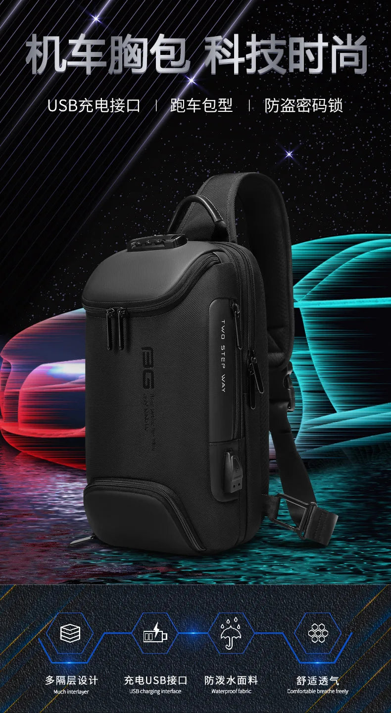 Bange Anti-theft Multifunction Waterproof Crossbody Bag