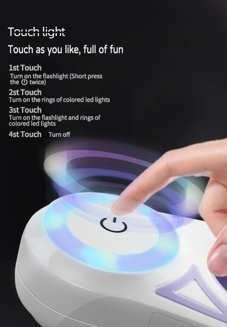 LED Retractable Dog Leash with light for Small To Medium Pets