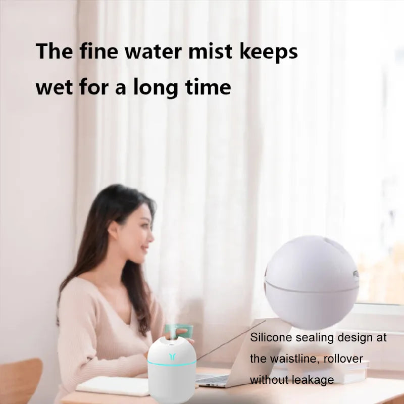 250ML LED/USB Mini  Essential Oil Diffuser Or Air Humidifier