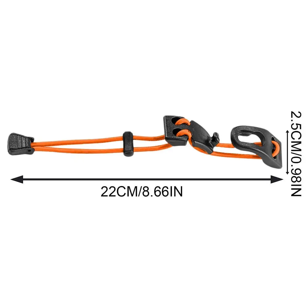Adjustable Thick Elastic Rope Bag Expansion Strap With Quick Release Buckle
