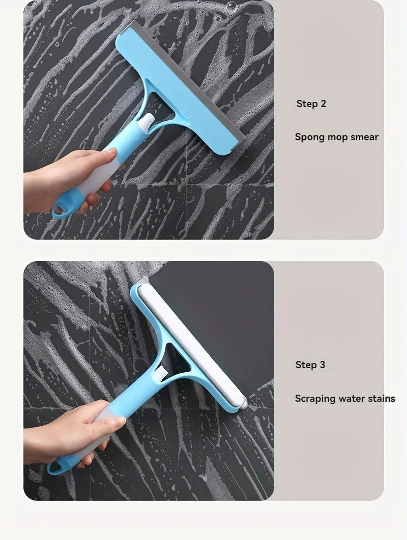 3-in-1 Water Wiper Squeegee For Shower and Glass Surfaces
