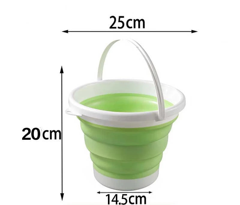 3L/5L/10L Multi-purpose Silicone Folding Bucket
