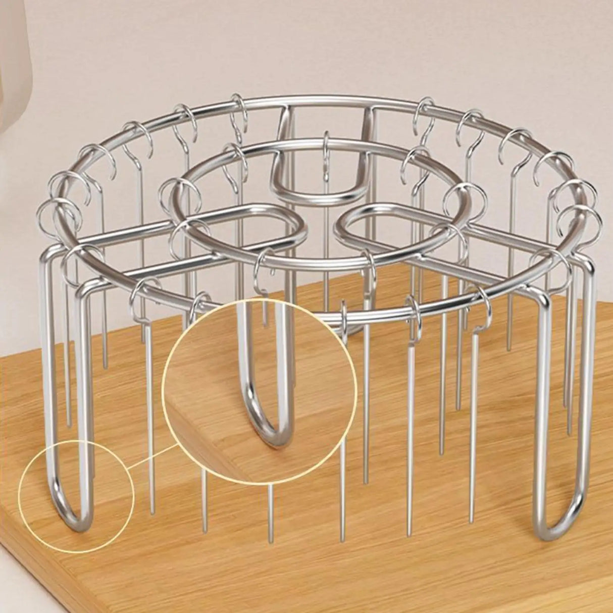 Stainless Steel Hanging Non-Stick Air Fryer Grill Rack