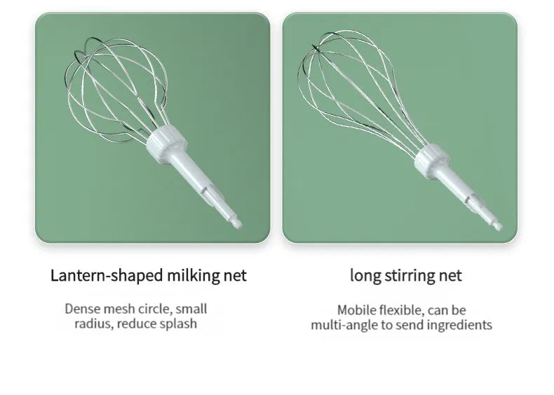 USB Charging Wireless Automatic 3 Speed Hand Food Mixer.