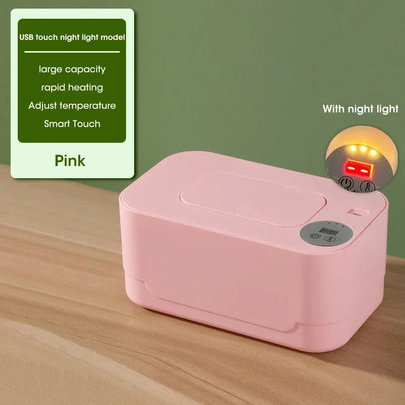 USB/LED Baby Wet Wipe Warmer Dispenser