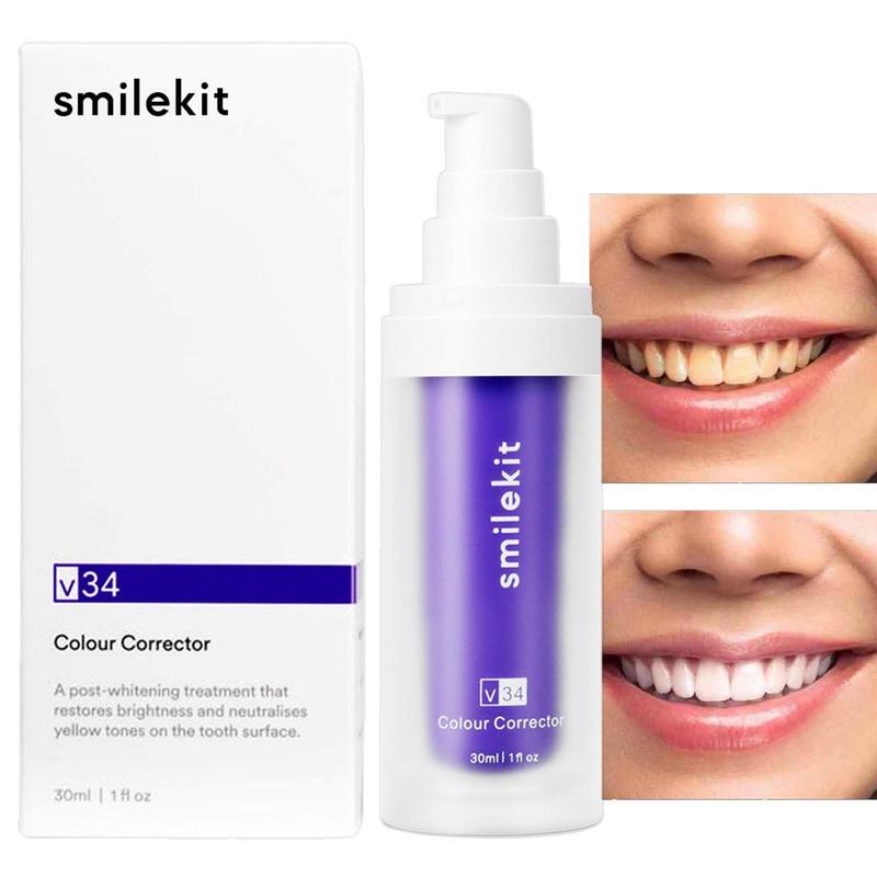50ml Purple Whitening V34 Toothpaste For removing stains.