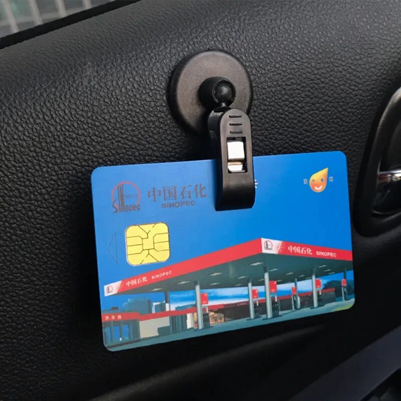 1 Pair Car Interior Window Suction Cap Clips Holders For Sunshade Curtains.