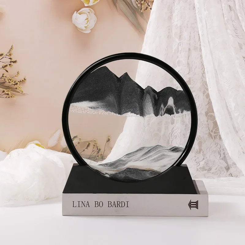 3D Dynamic Liquid Flowing Sand Art Frame