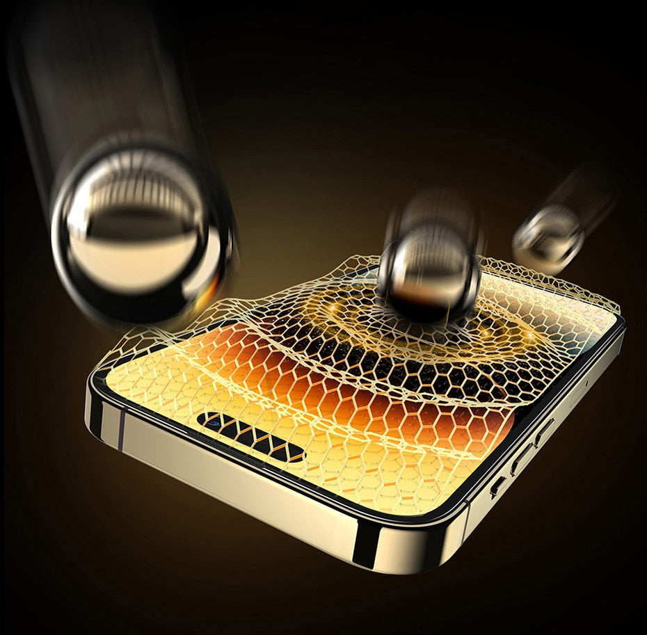 Baseus 0.3mm Crystal HD Tempered Glass for iPhone 14 13 12 11 Pro Max Screen Protector With Cleaning Kit.