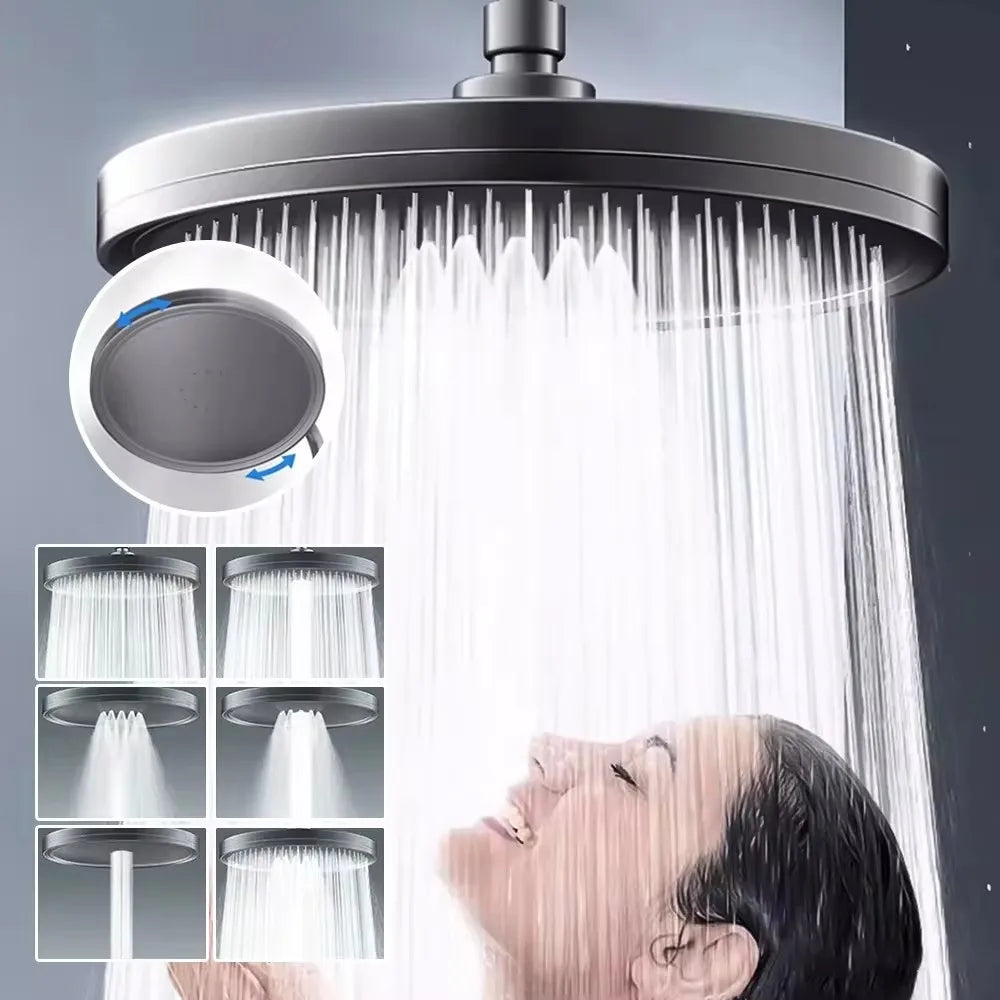 6 Mode 230mm Big Panel Showerhead