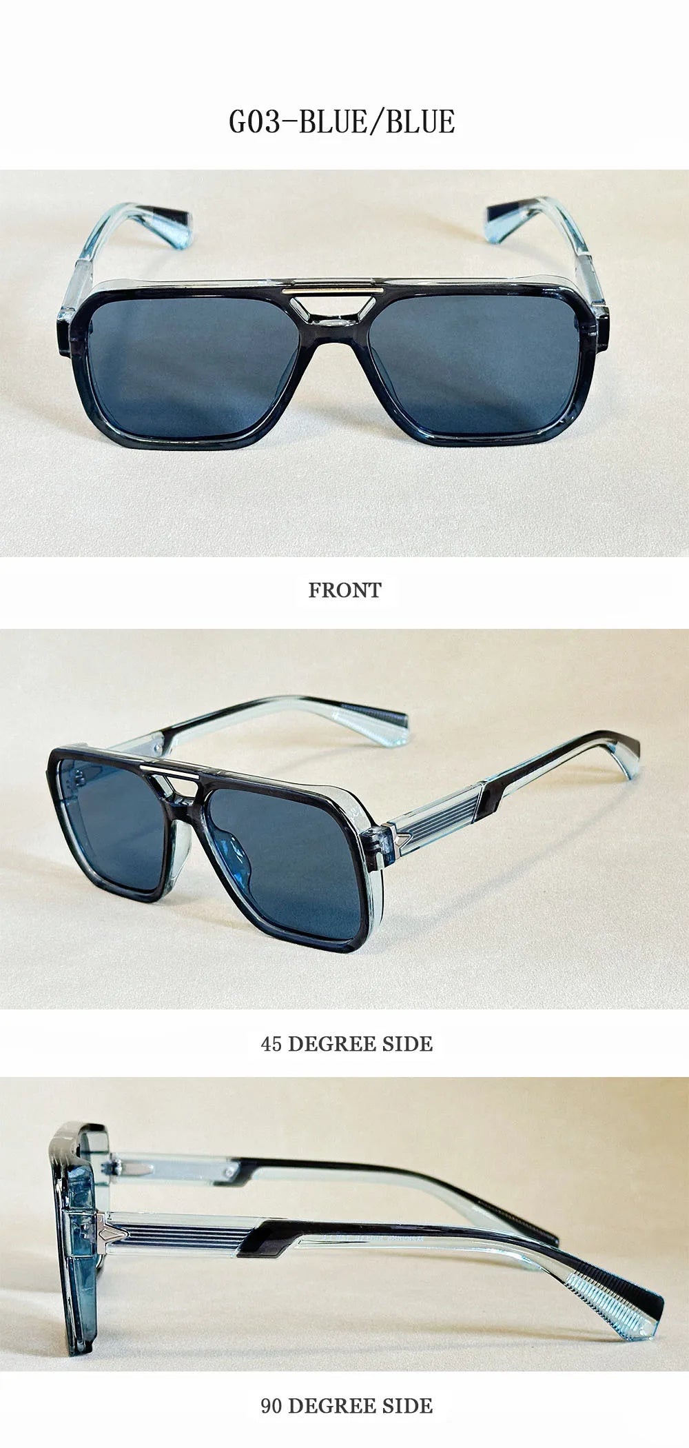 Men Or Women's Square UV400 Sunglasses