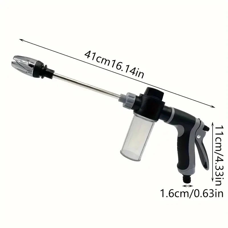 High Pressure Multi-Function Garden Nozzle with Soap Container
