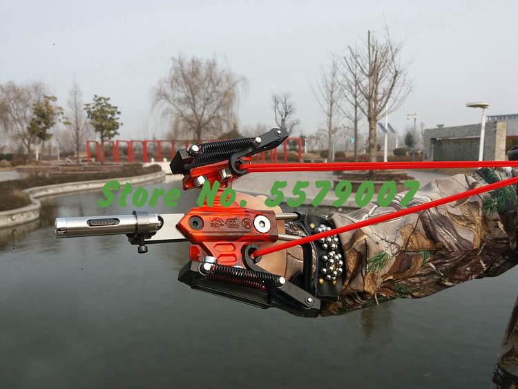 Professional Hunting Or Fishing Slingshot With Powerful Laser.