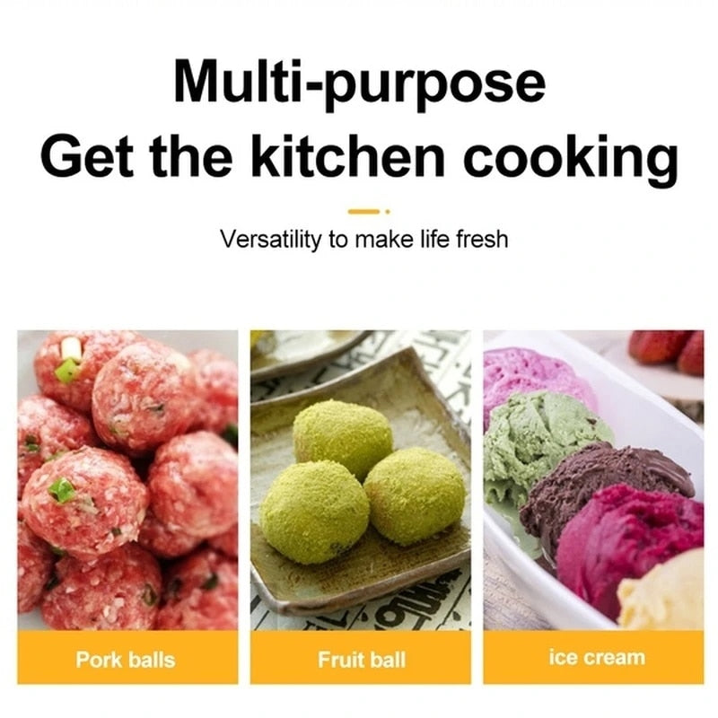 Stainless Steel Meatball Shaper Or Fruit Scoop.