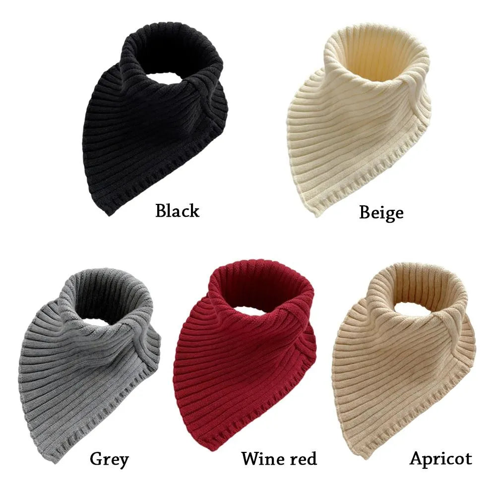 Autumn/Winter Knitted Turtleneck Collar.
