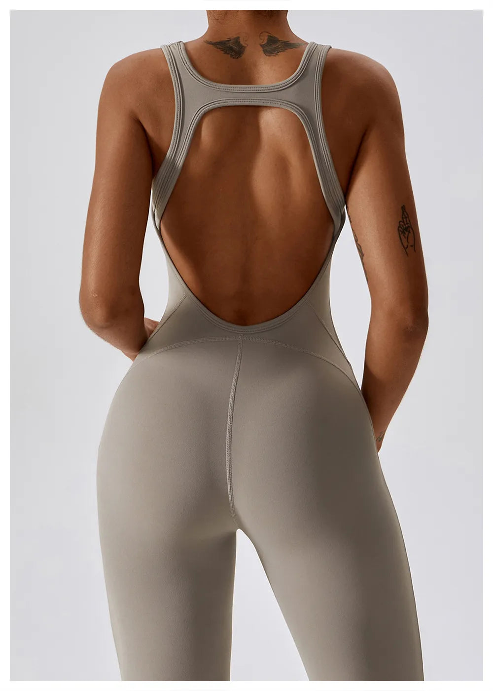 One Piece Activewear Legging Jumpsuit