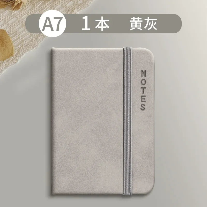 Handmade Leather Mini A7 Pocket 80 page Notebook