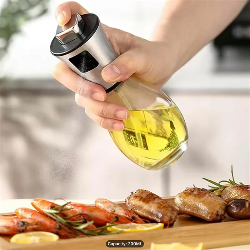 200ml glass Olive Oil Sprayer For Cooking Vegetables