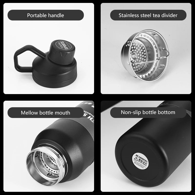 1000Ml Double Wall Stainless Steel Thermos