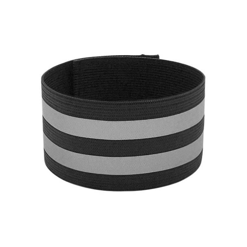 Safety Elastic Reflector Bands That Can Strap around your Ankle And Legs When Jogging.
