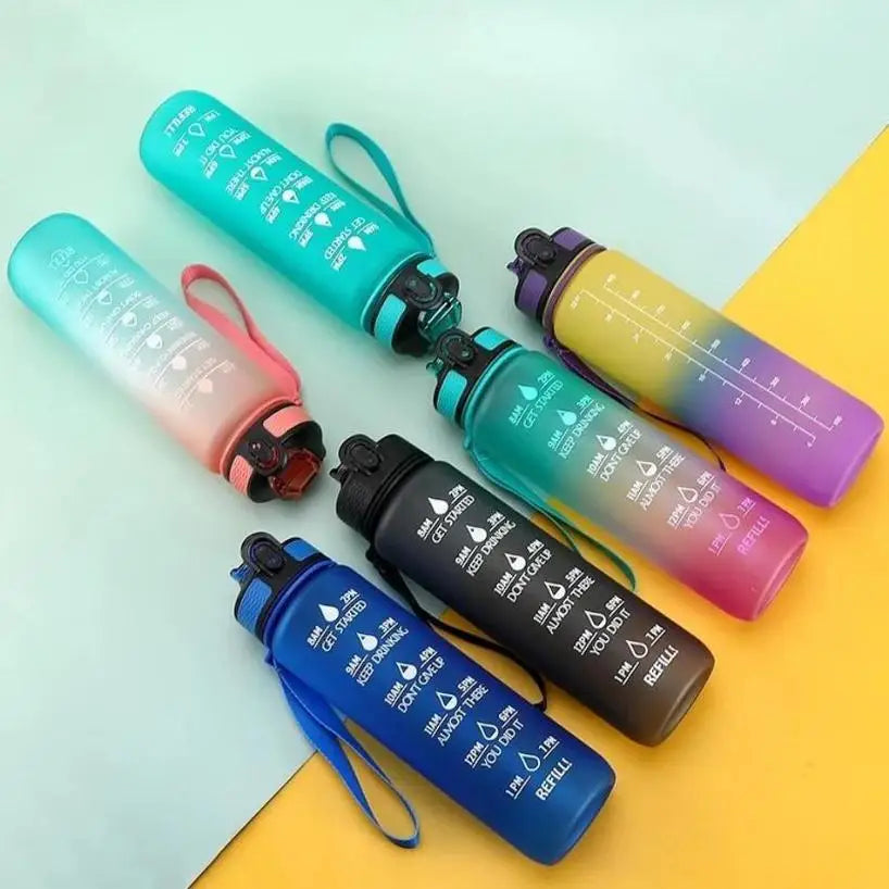 1L BPA Free Reusable Thermal Plastic Drinking Bottle