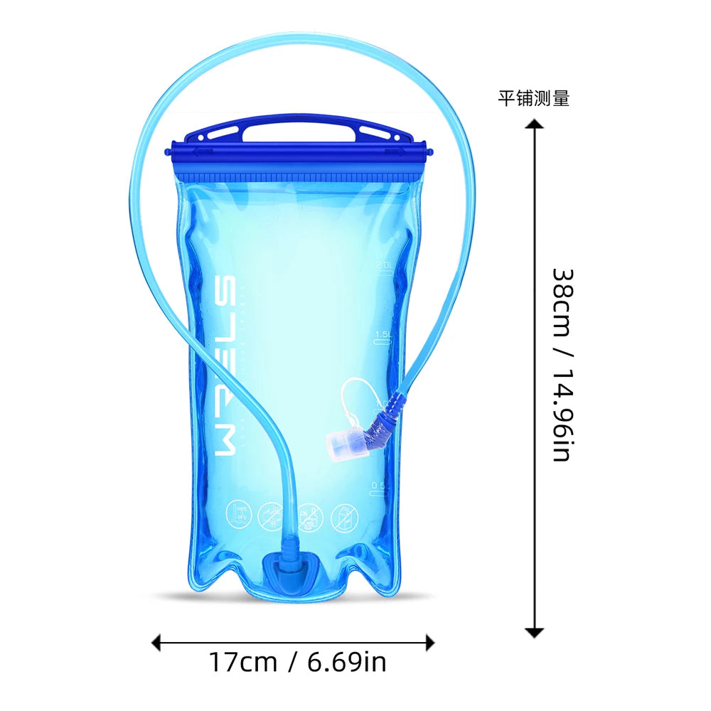WRELS 1L/1.5L/2L/3LFoldable Outdoor Backpack Drinking Water Bag