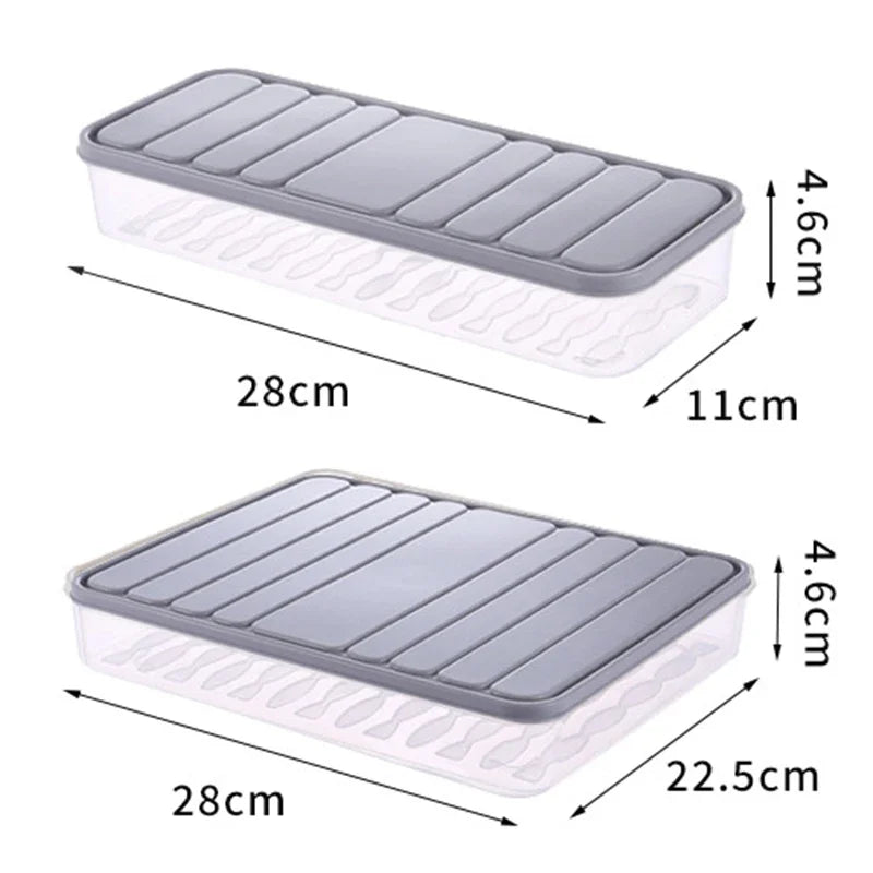 Transparent Stackable Food Saver Box With Lid