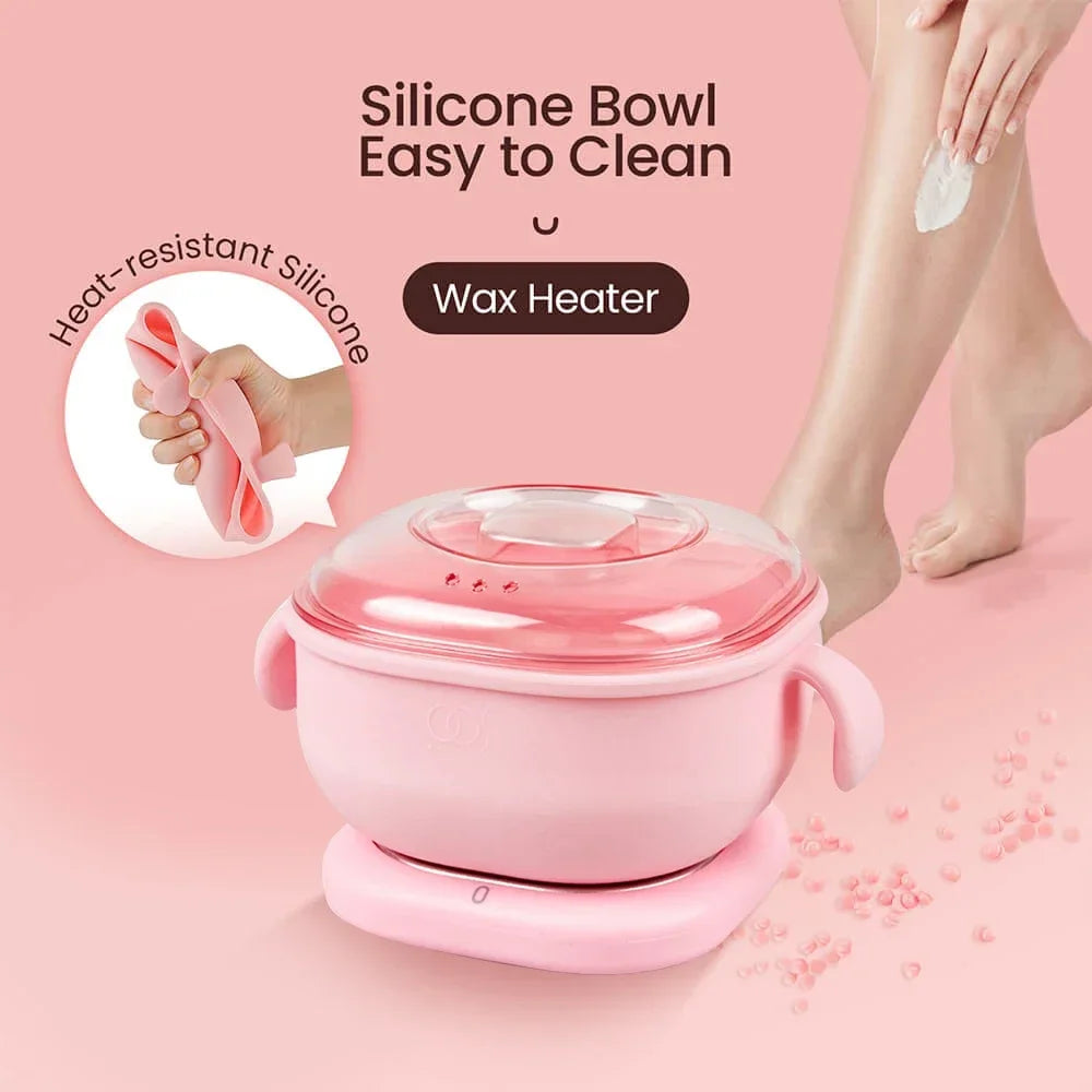 400ML Silicone Foldable Paraffin Pot Heater For Hair Removal