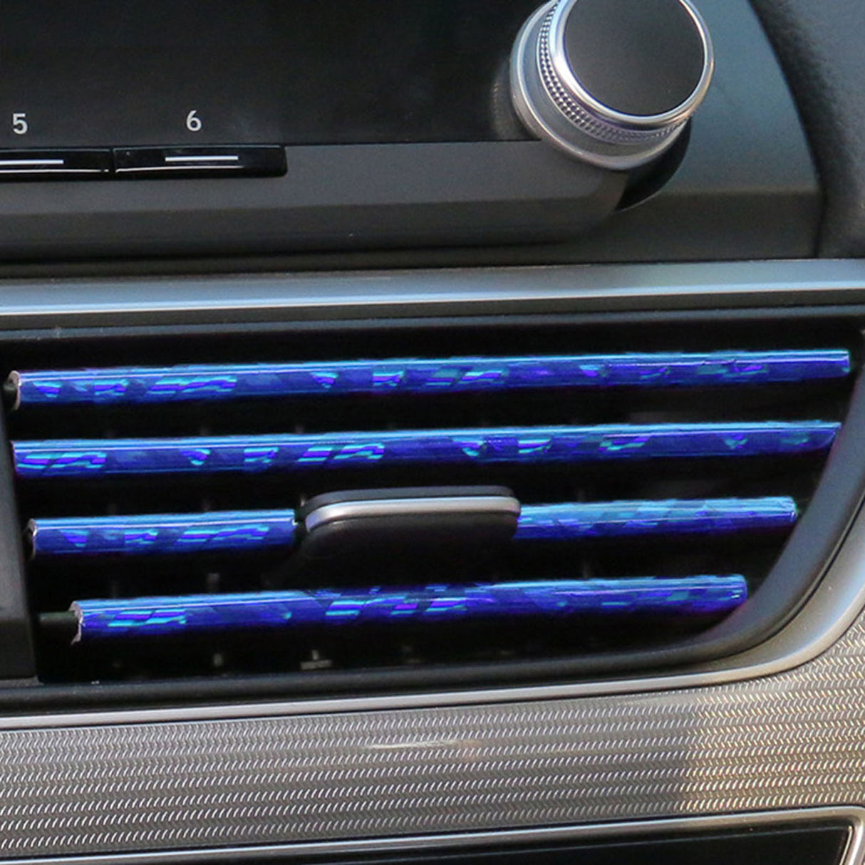 10Pcs- 20cm Universal Car Decorative U Shape Vent Moulding Trim.