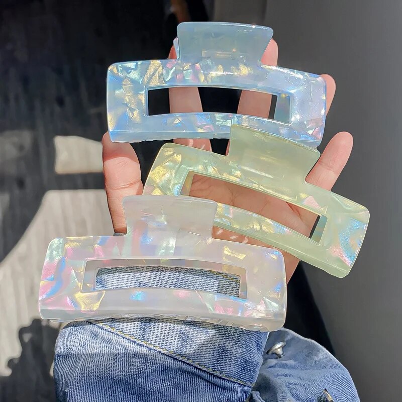 Large Colorful Ponytail/Braid Clips.