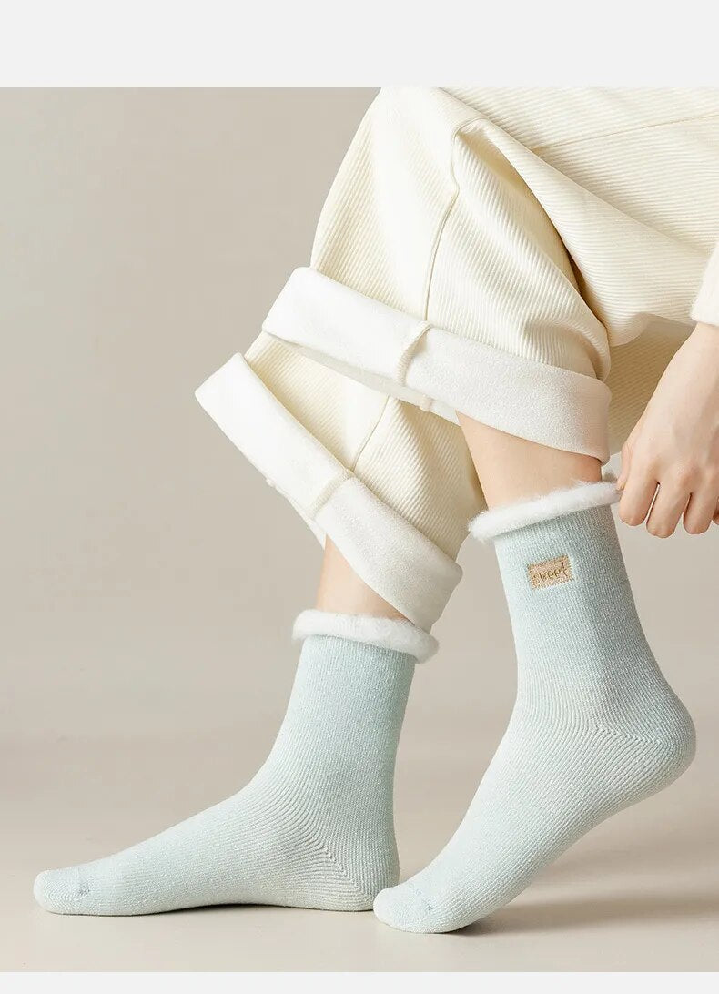 Women's Winter Warm Thermal Cashmere Socks.