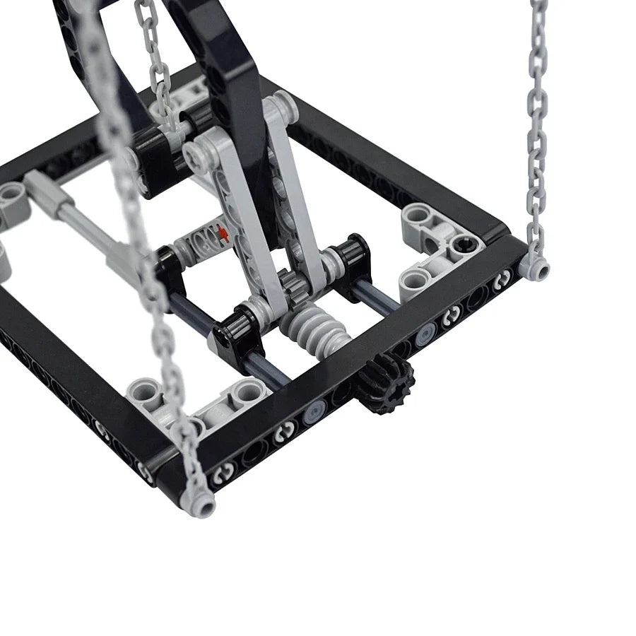 MOC Anti-Gravity Building Brick Set With Technical Suspension Tension Balancing Frame
