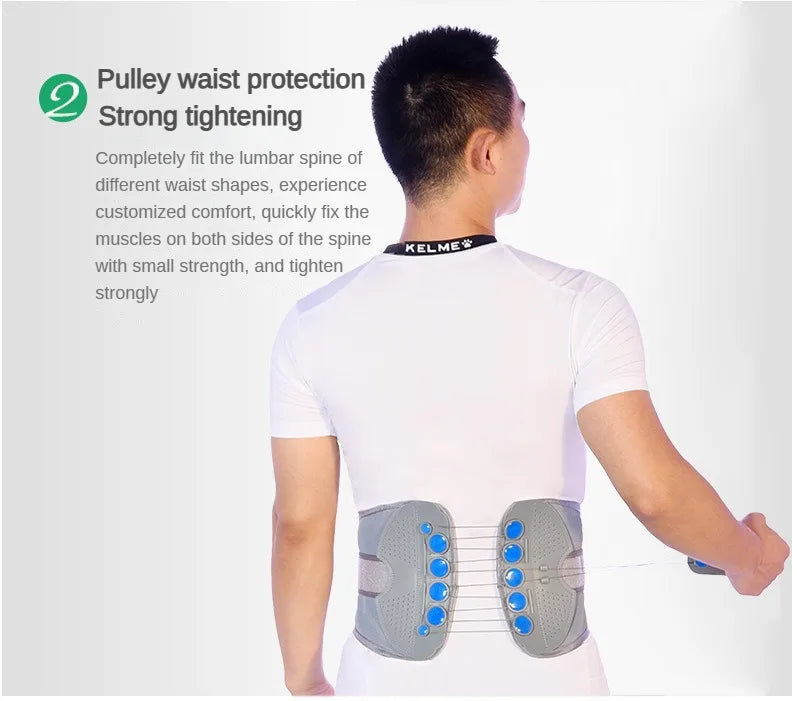 New Double Pull Waist/Back Brace For Lumbar Posture Support