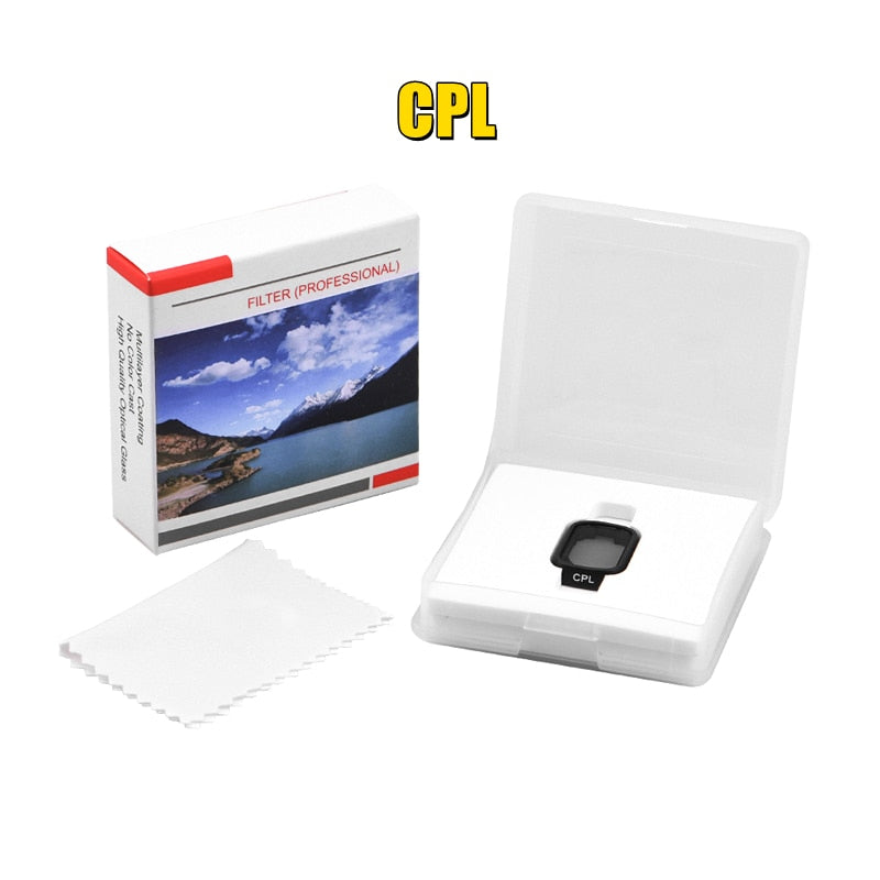BRDRC UV CPL ND8 Neutral Density Lens Filters For DJI MINI 3 PRO Drone Camera.