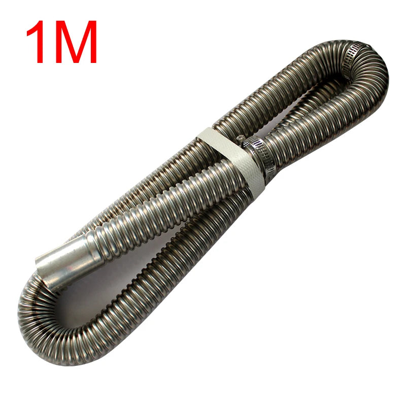 60cm 100cm 120cm 150cm 200cm 250cm 300cm Stainless Steel Exhaust Pipe For Air Diesel Parking Heater