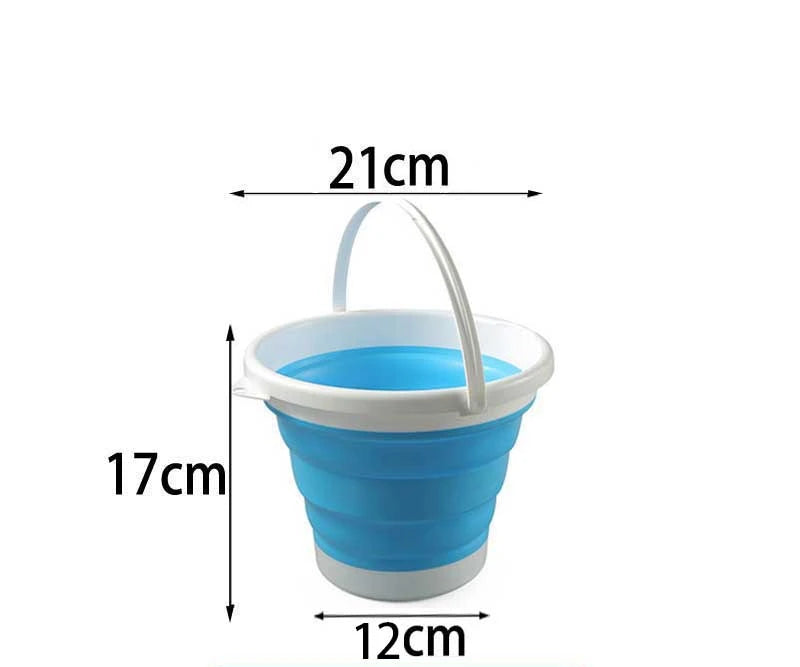 3L/5L/10L Multi-purpose Silicone Folding Bucket