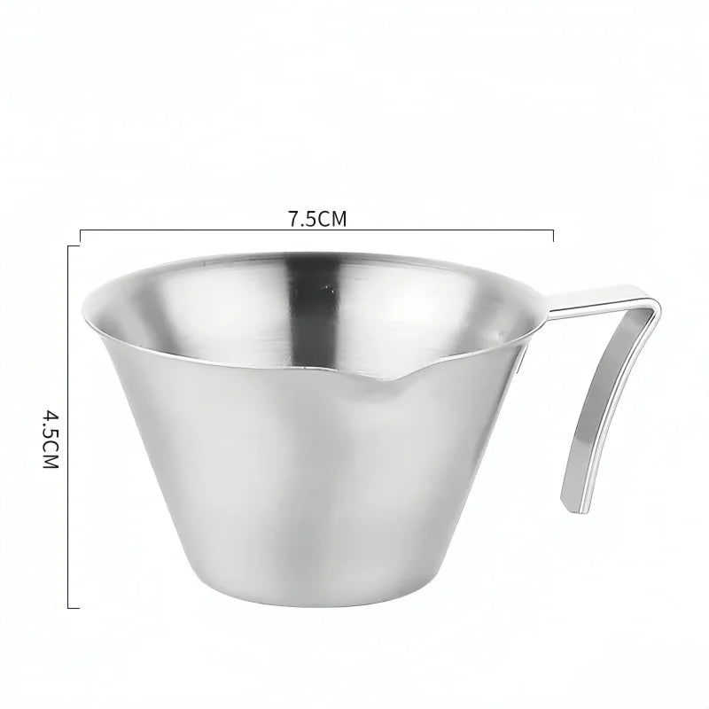 Stainless Steel with Measurement Espresso Extraction Cup