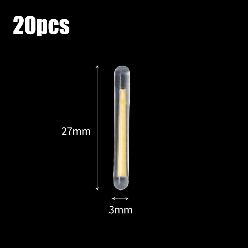 10/20/50PCS/lot 2.2-4.5mm Fluorescent light glow in the dark sticks.