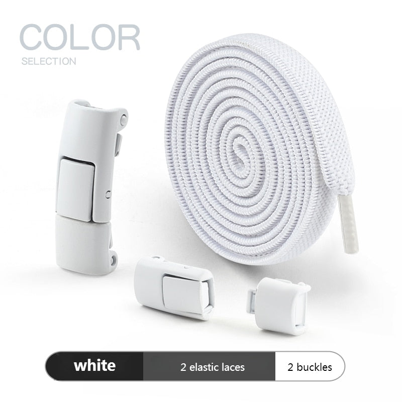 8MM Widened Flat Press Lock Shoelaces.