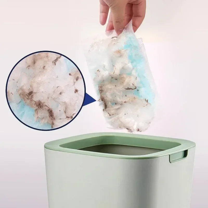 Disposable Electrostatic Dust Fiber Cloth And Handle