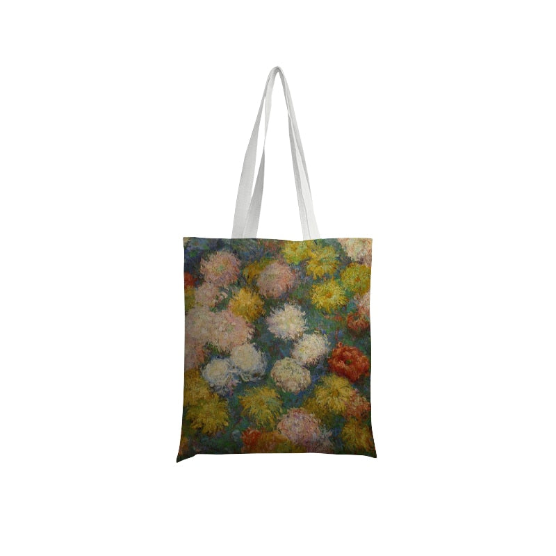 Van Gogh Oil Painting Canvas Shoulder Bags.