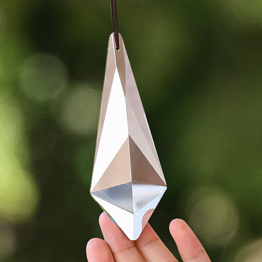 120mm Rainbow Crystal Laser Prism Aurora Sun Catcher