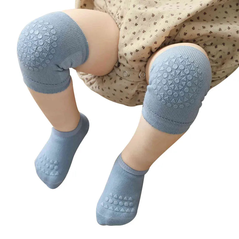 Baby Anti Slip Socks And Knee Pads For Crawling