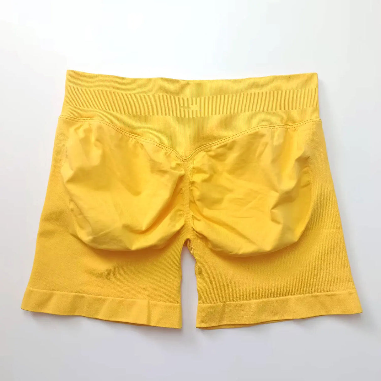 NCLAGEN 4.5" Women's Low Ribbed Band Scrunch Butt Seamless Impact Shorts
