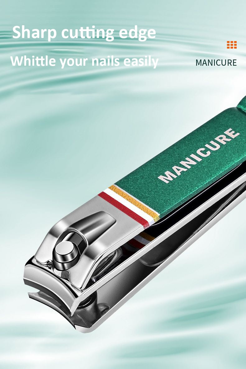 12-16pcs Stainless Steel Manicure Set With Folding Bag.