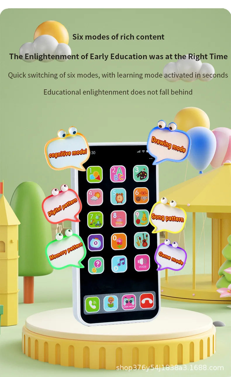 Children Multi-mode Touchscreen Simulation I phone