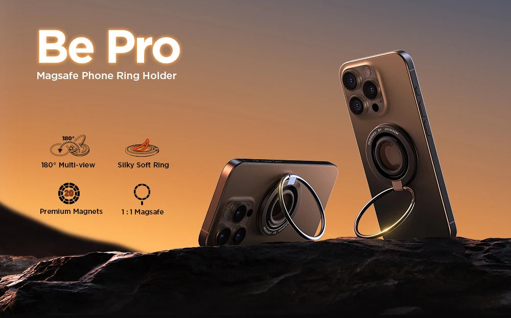 Joyroom Silicone Magnetic Grip Holder/Stand For iPhone 15 14 13 Pro Max