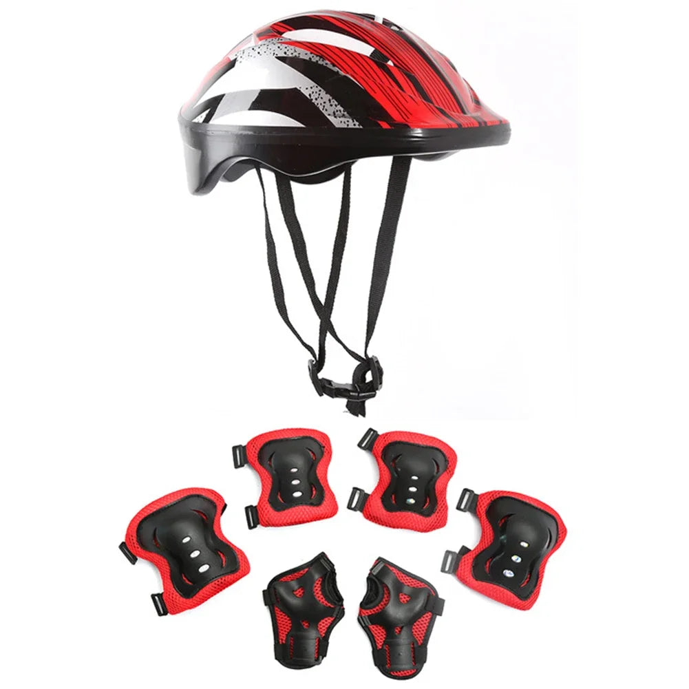 Children's Protective Body Gear And Breathable Helmet With EPS material for cushioning and shock absorption