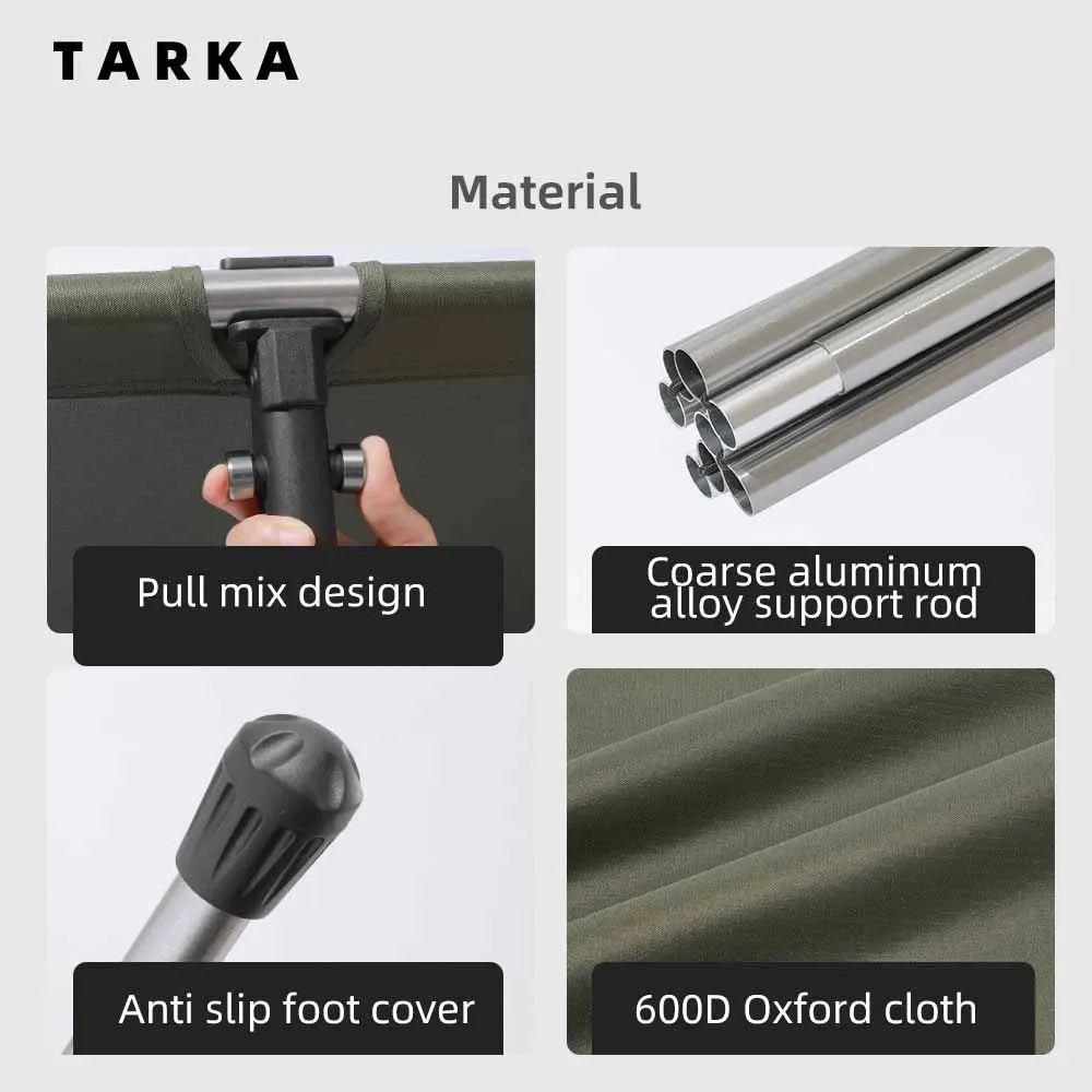 TARKA Folding Camp-cot For Camping And Fishing