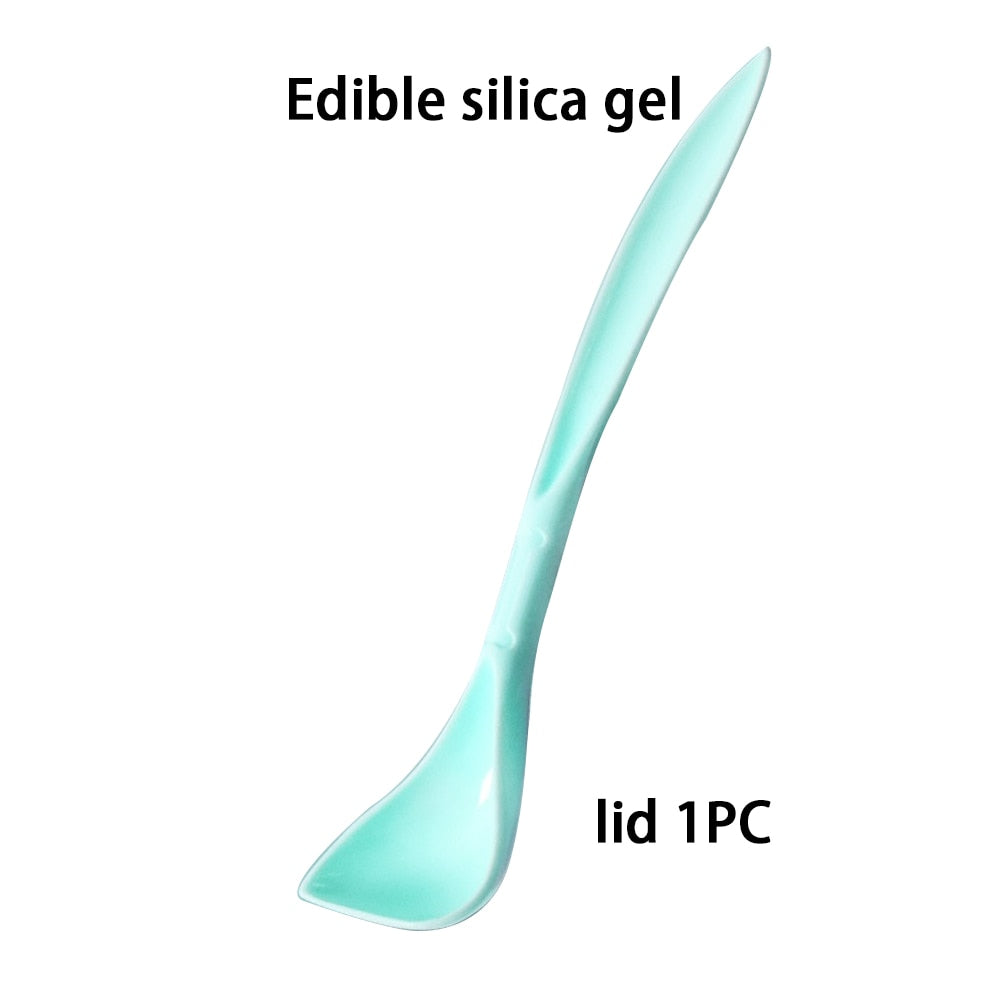 Silicone Pet Food Lid/Spoon.